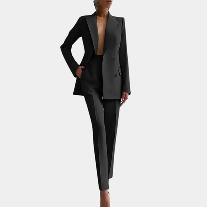 Damen Business-Anzug Modern Doppelknöpfe