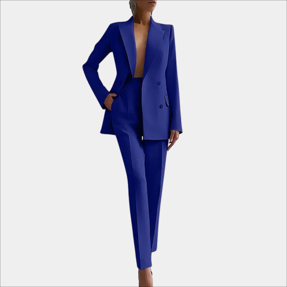 Damen Business-Anzug Modern Doppelknöpfe