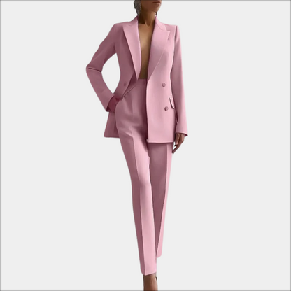 Damen Business-Anzug Modern Doppelknöpfe