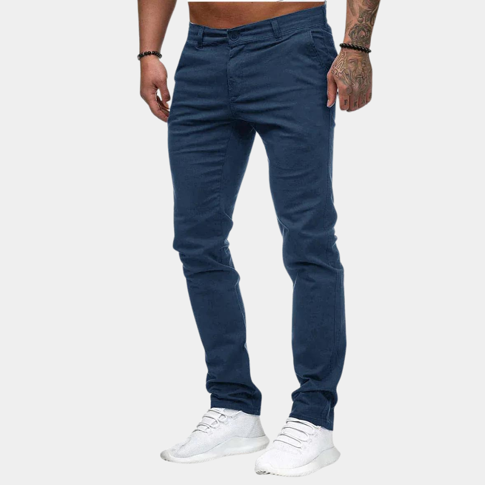 Damenkleid Slim Fit Baumwolle Lang