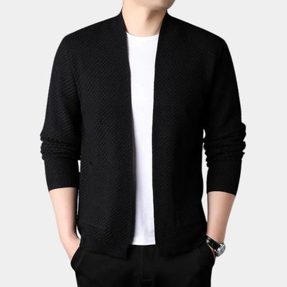 Modisches Kleid Slim Fit Offener Vorderteil mit Taschen