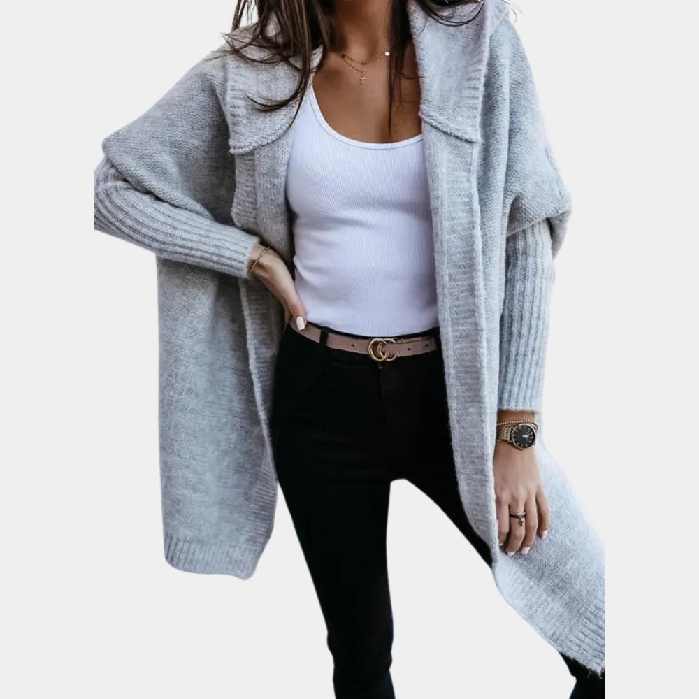 Damen Hoodie Kapuze Trendy Mireille - IdealeKleiden
