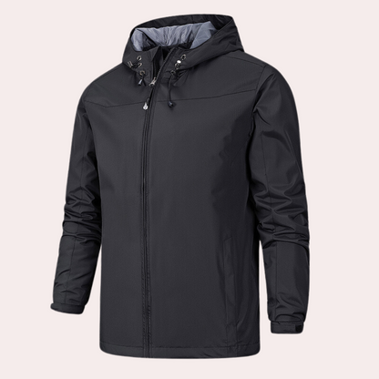 Herren Windbreaker Kapuzenjacke Wasserfest Modern