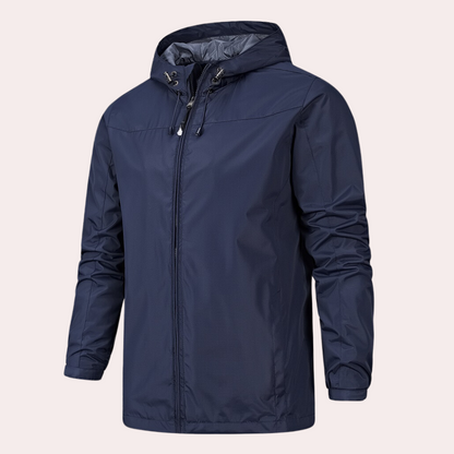 Herren Windbreaker Kapuzenjacke Wasserfest Modern
