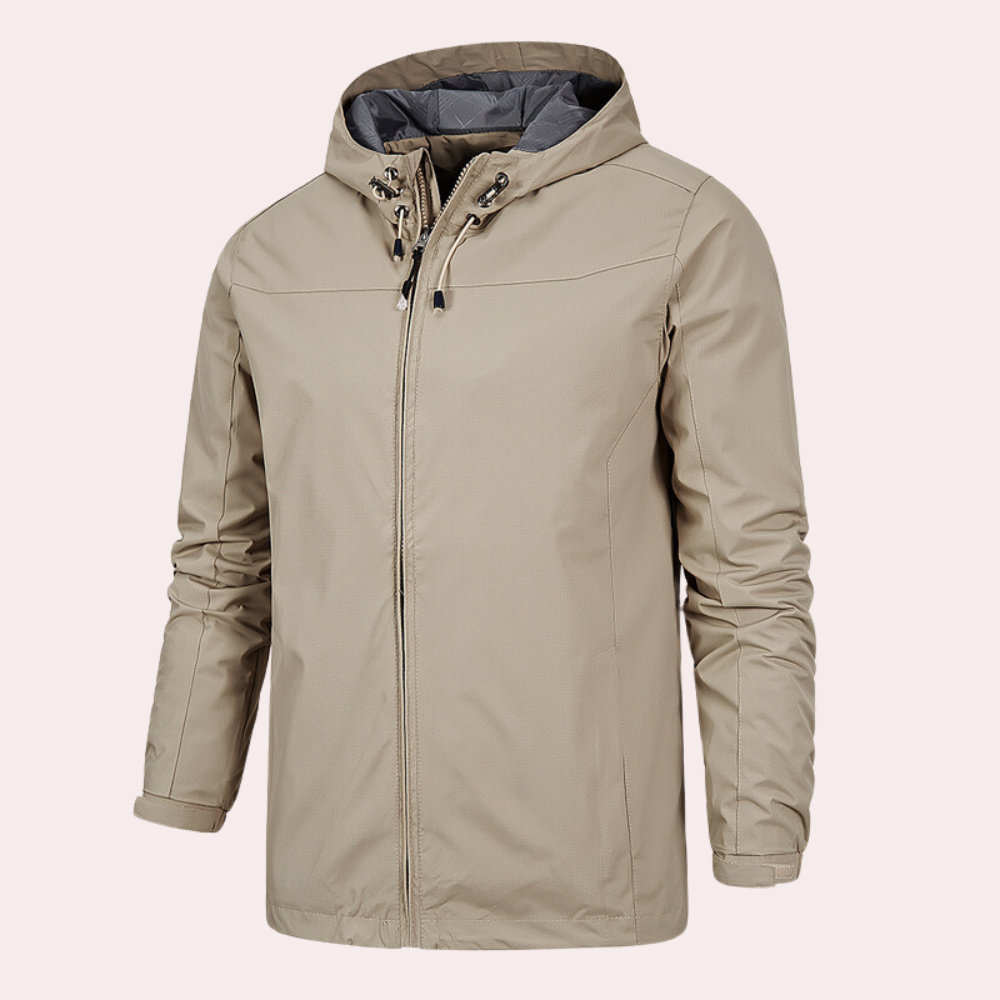 Herren Windbreaker Kapuzenjacke Wasserfest Modern