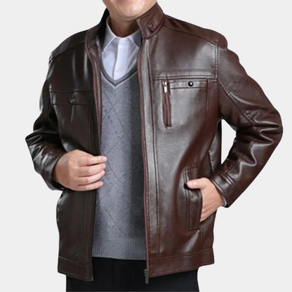 Herren Steppjacke Moderne Stehkragen Design - IdealeKleiden