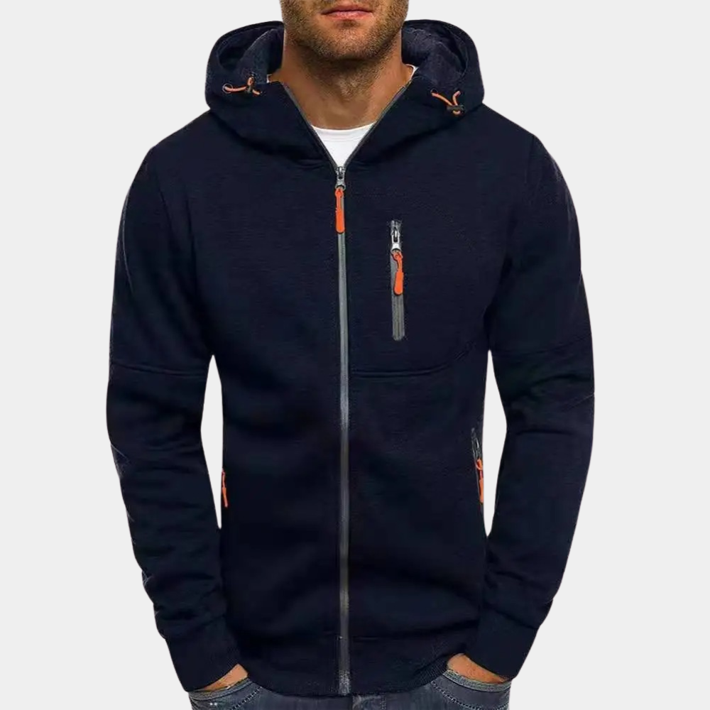 Lässiger Herren Hoodie Reißverschluss Modell