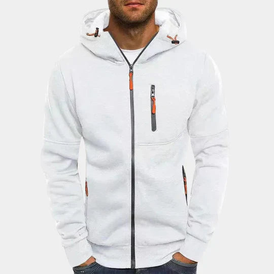 Herren Sweatjacke Kapuzenpullover Reißverschluss - IdealeKleiden