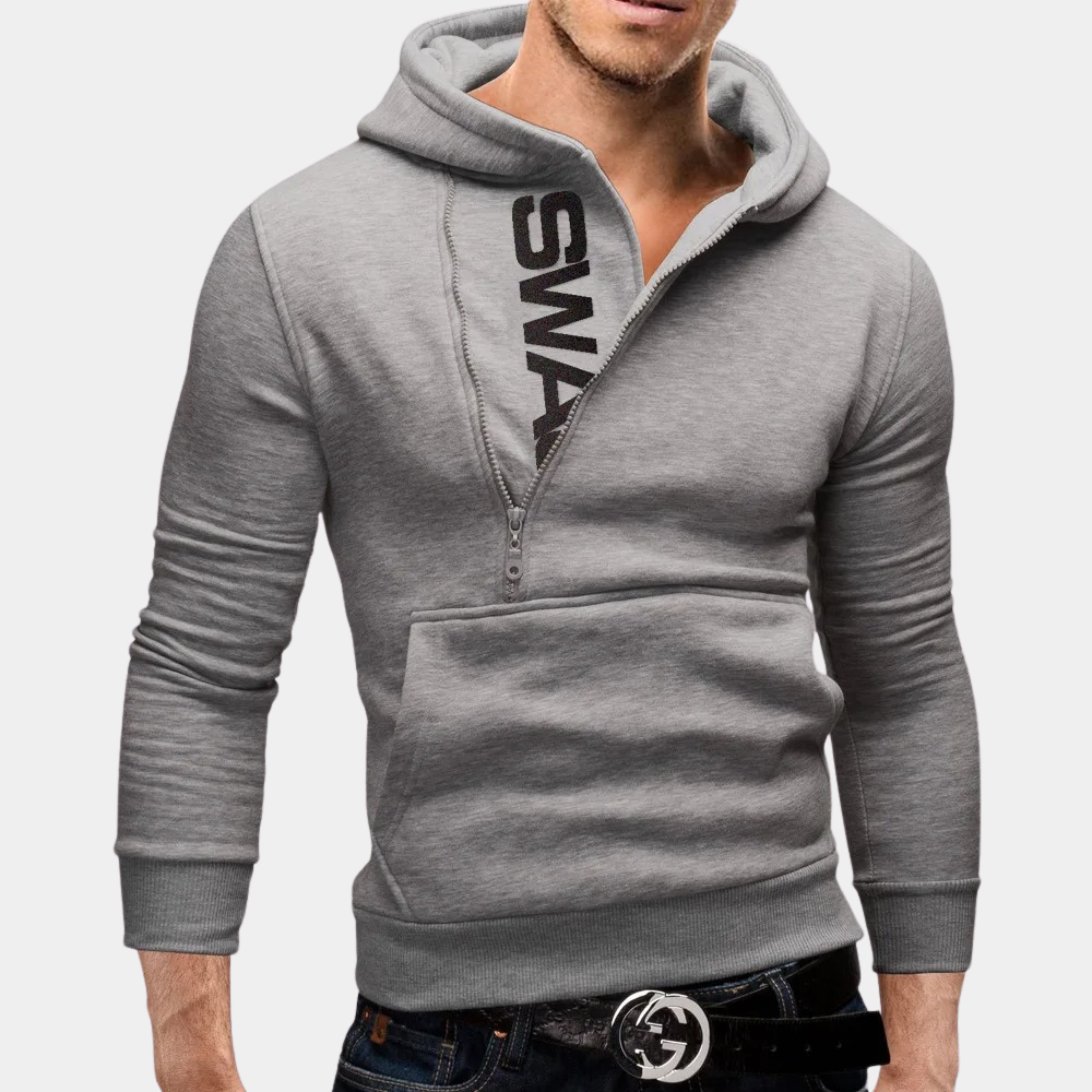Stylischer Herren-Hoodie Reißverschluss Trendy Design