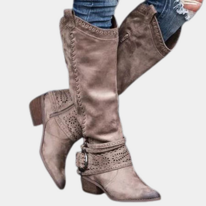 Elegante Damenstiefel Klassisch Schlicht