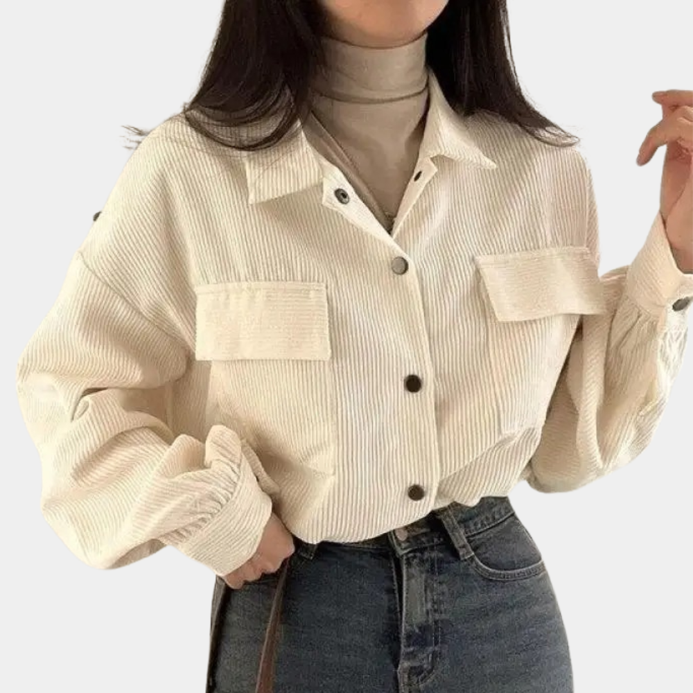 Herbstjacke Cord Damen Trendy Style