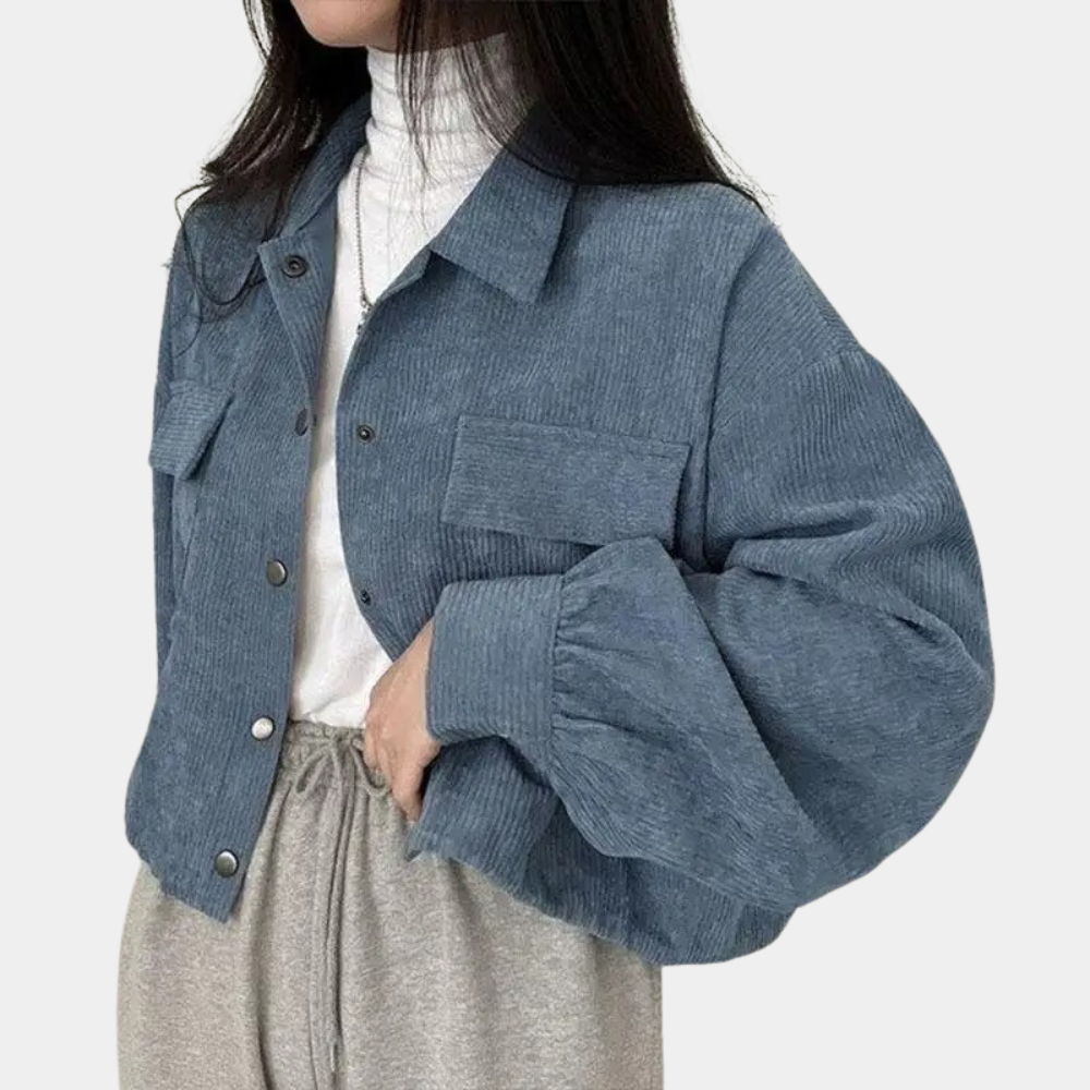 Herbstjacke Cord Damen Trendy Style