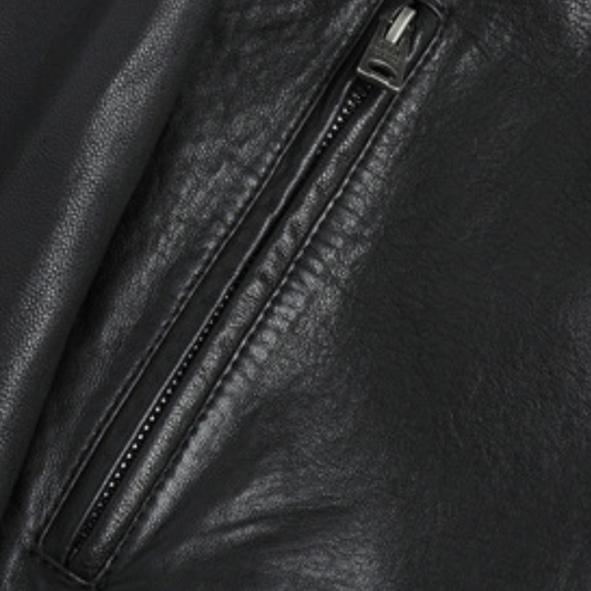 Elegante Lederjacke Herren Modern Cut - IdealeKleiden