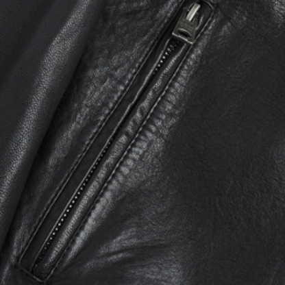 Ledermantel Bikerjacke Classic Style - IdealeKleiden