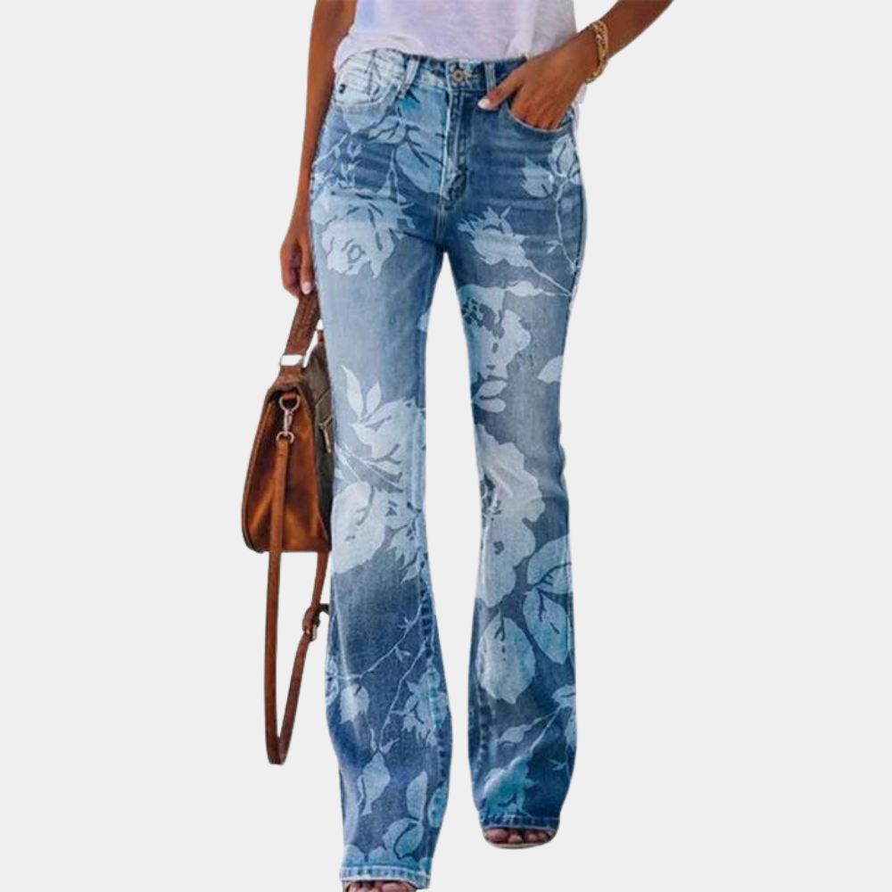 Moderne Damenjeans Mit Style Knöpfe