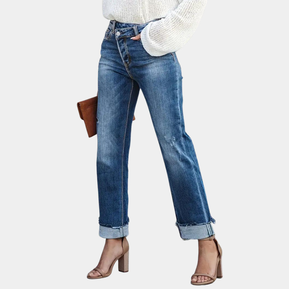 Modische Damenjeans Elegant Casual - IdealeKleiden
