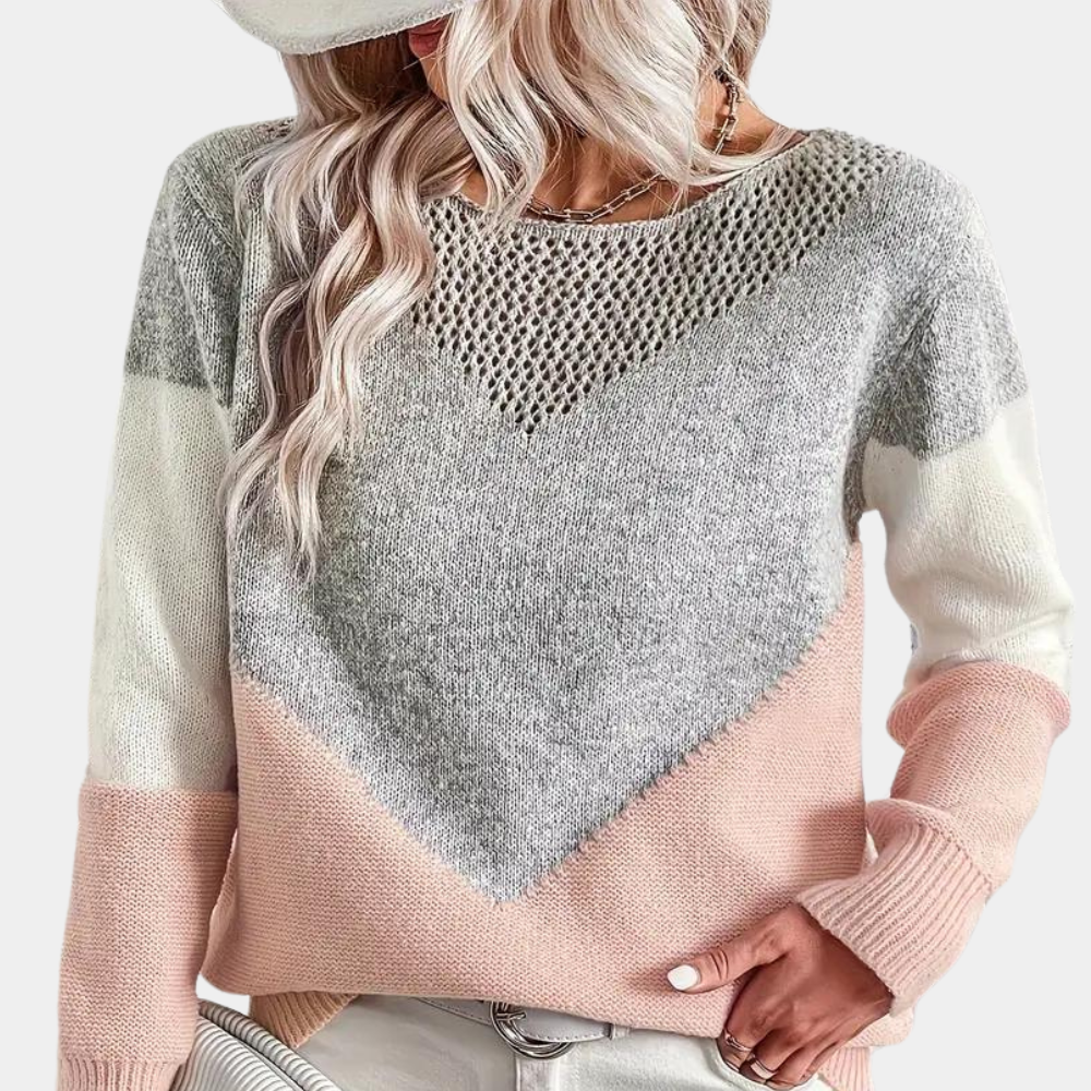 Eleganter Strickpulli Damen Modern Design - IdealeKleiden