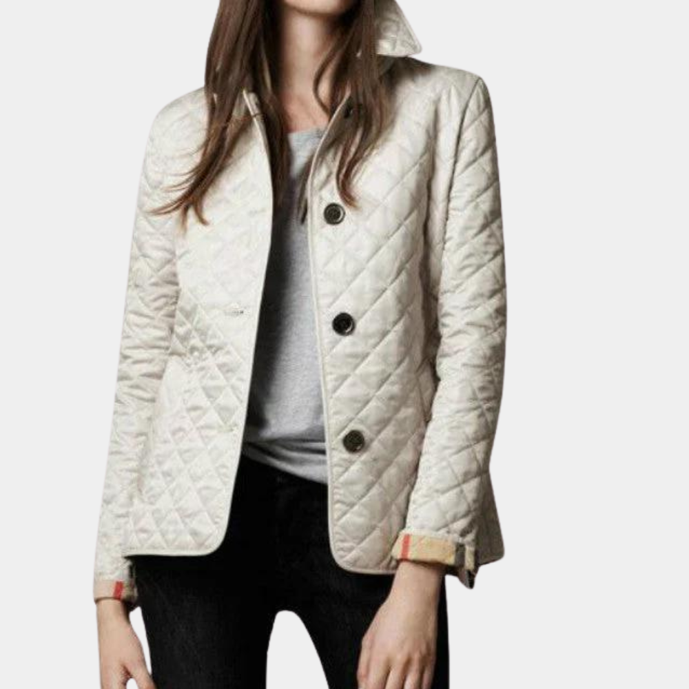 Elegante Damen Herbstjacke Modern - IdealeKleiden