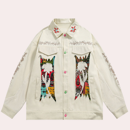 Modische Herbstjacke Damen Streetwear