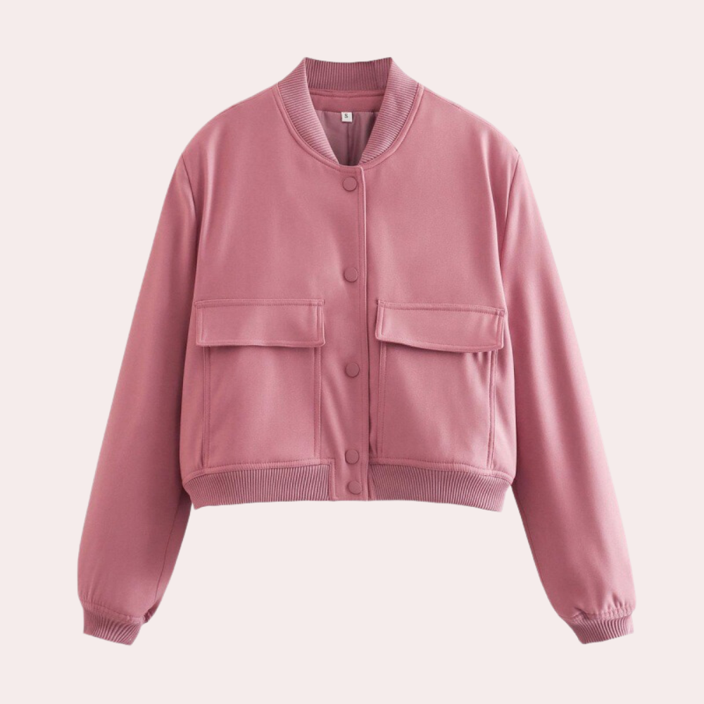 Moderne Herbstjacke Frauen Bomberstyle