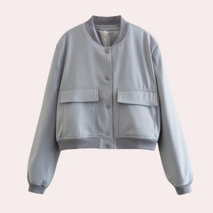 Moderne Herbstjacke Frauen Bomberstyle