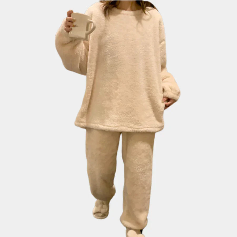 Damen Pyjama Set Weich Komfortabel