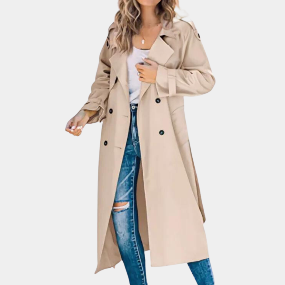 Modischer Damen-Trenchcoat Herbst Chic