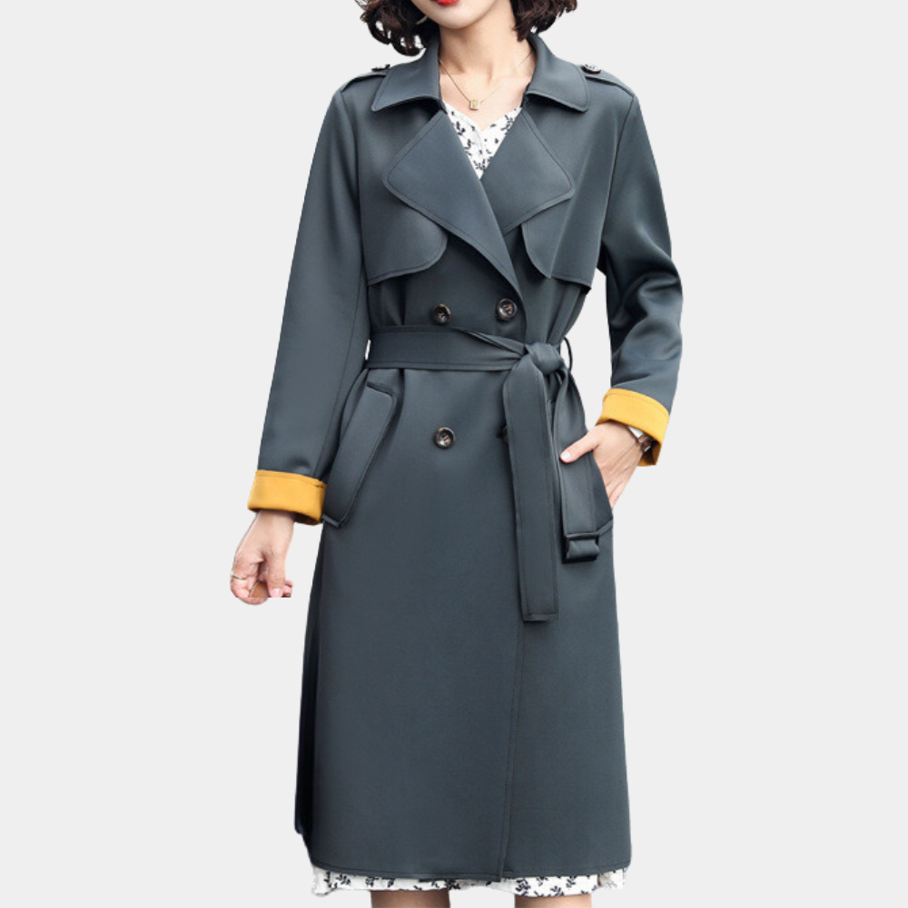 Eleganter Damen-Trenchcoat Herbst Modell