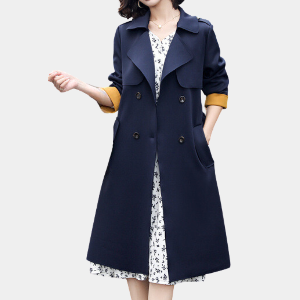 Eleganter Damen-Trenchcoat Herbst Modell