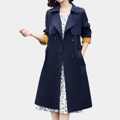 Eleganter Damen-Trenchcoat Herbst Modell