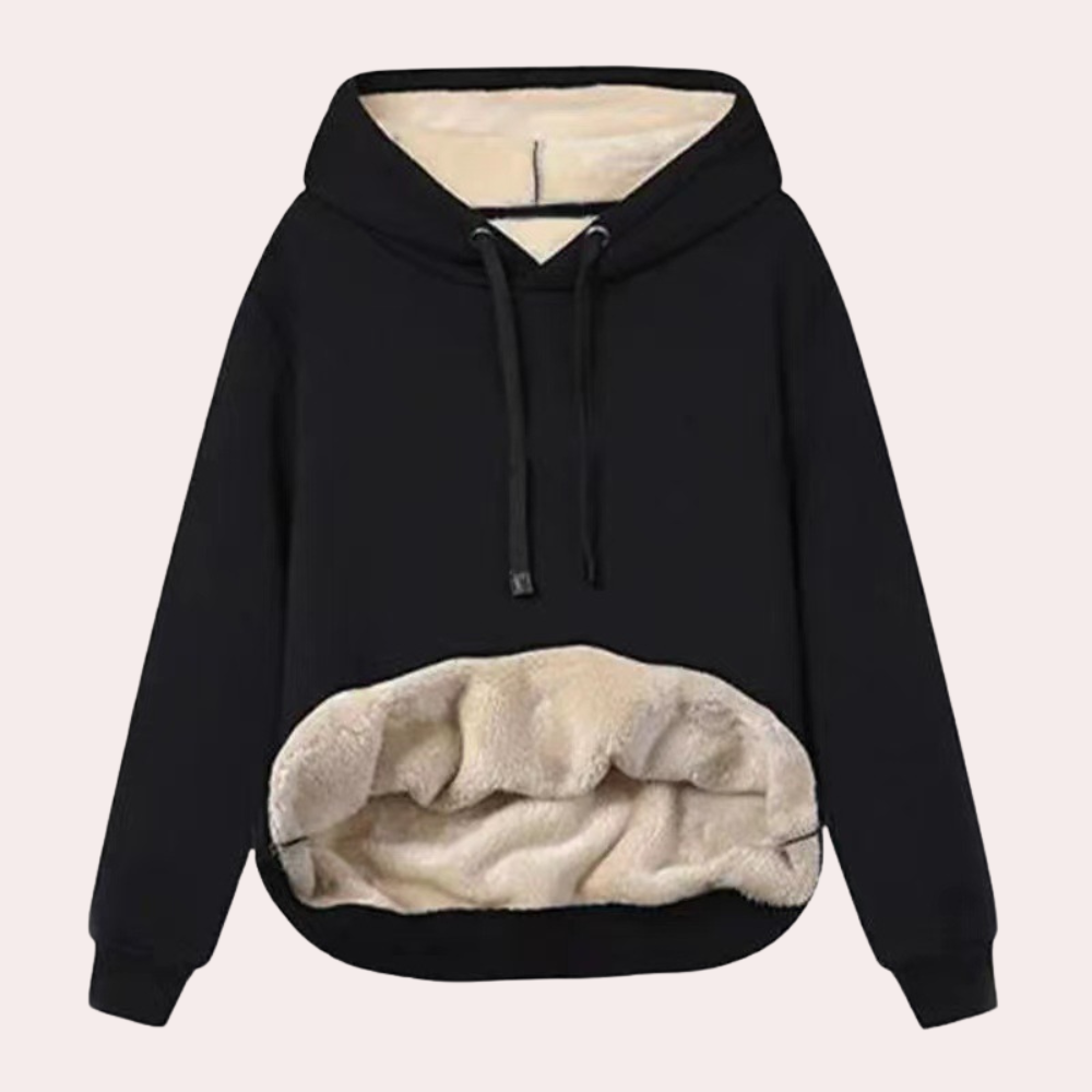 Weicher Winterhoodie Frauen Bequem