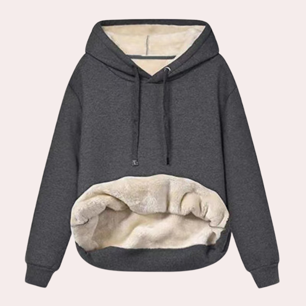 Weicher Winterhoodie Frauen Bequem