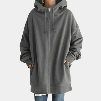 Herbst Hoodie Frauen Reißverschluss Sweatshirt