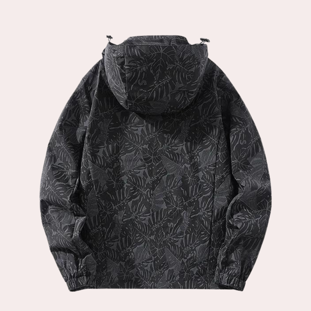 Modische Damenjacke - Abnehmbare Kapuze Windbreaker - IdealeKleiden