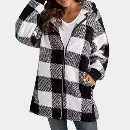 Lange Frauenhoodie Warm Winter