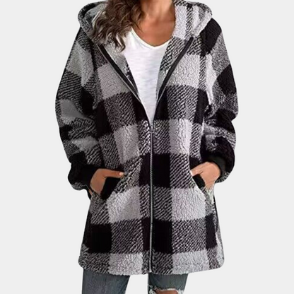 Lange Frauenhoodie Warm Winter