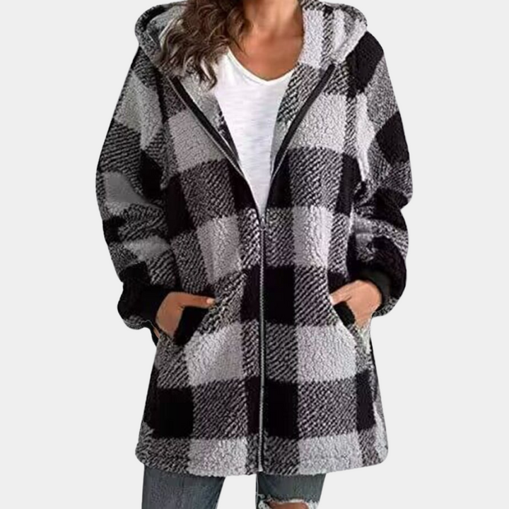 Lange Frauenhoodie Warm Winter