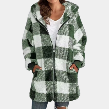 Lange Frauenhoodie Warm Winter