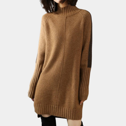 Stilvoller Damenpullover Lang Elegant Classic - IdealeKleiden