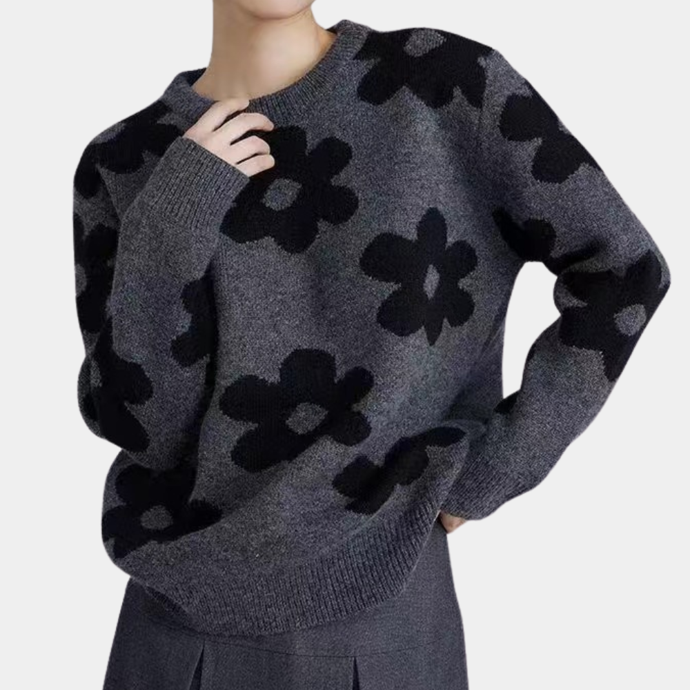 Damen Strickpullover Bequem Winterlich Elegант