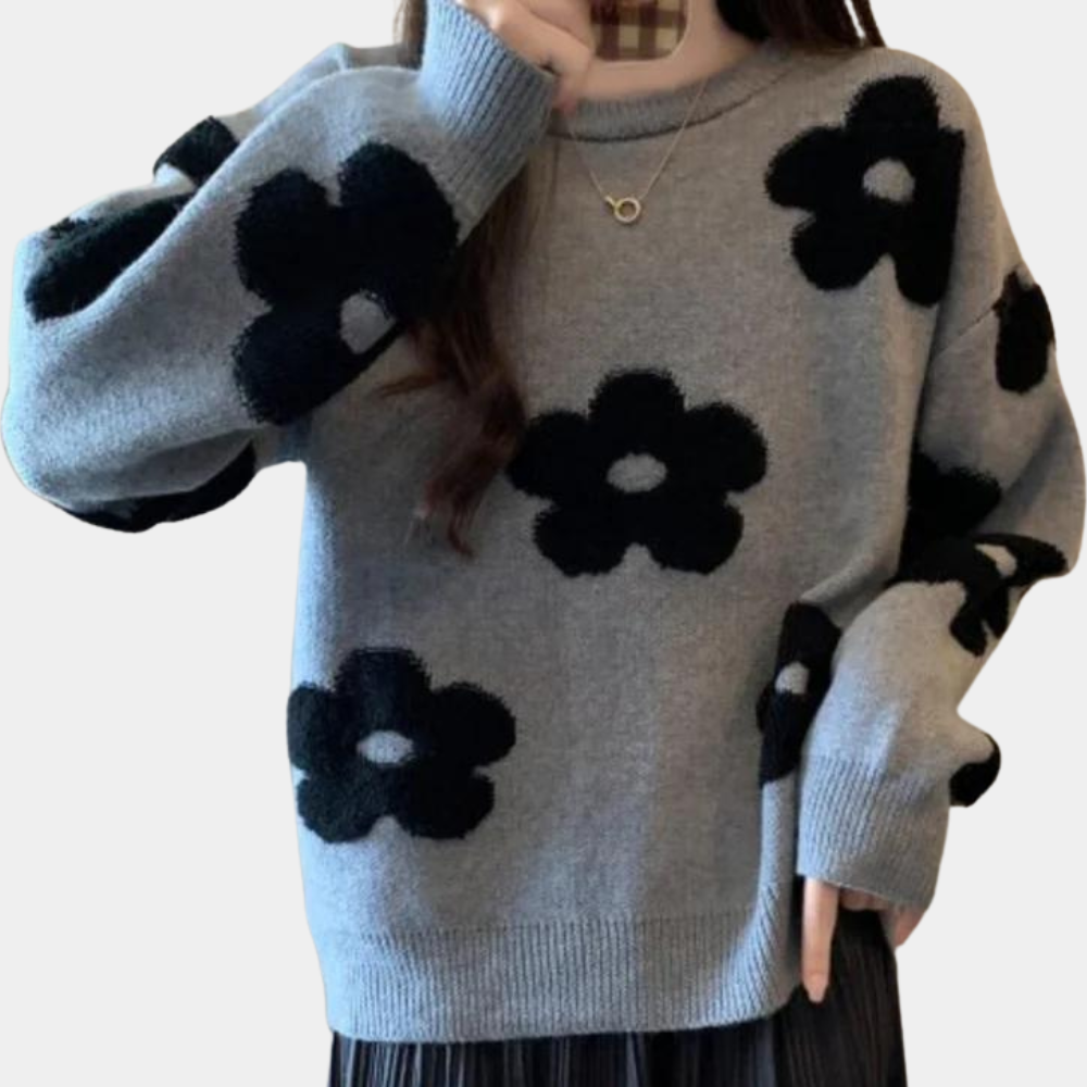 Damen Strickpullover Bequem Winterlich Elegант