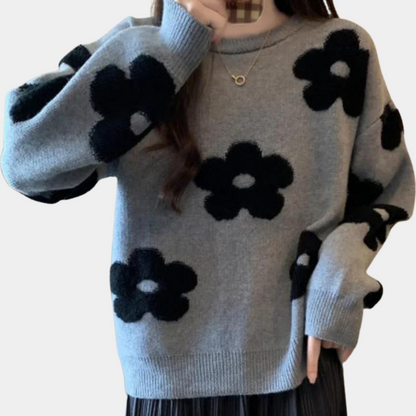 Damen Strickpullover Bequem Winterlich Elegант