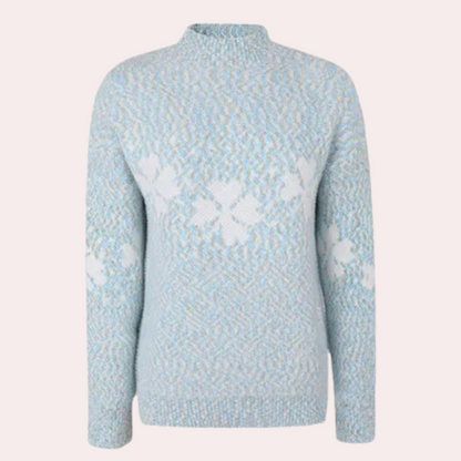 Damen Strickpullover Weich Elegantes Design - IdealeKleiden