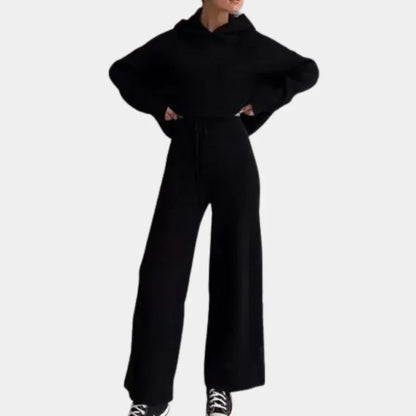 Elegantes 2-teiliges Damen-Outfit Komfort Stil - IdealeKleiden