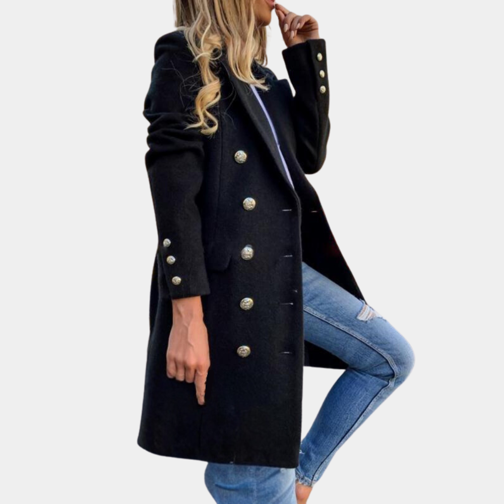 Damen Trenchcoat Herbst Chic