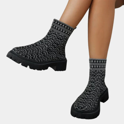 Moderne Damenstiefel Schick Stil