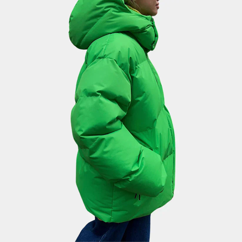 Oversized Pufferjacke Wasserabweisend Damen
