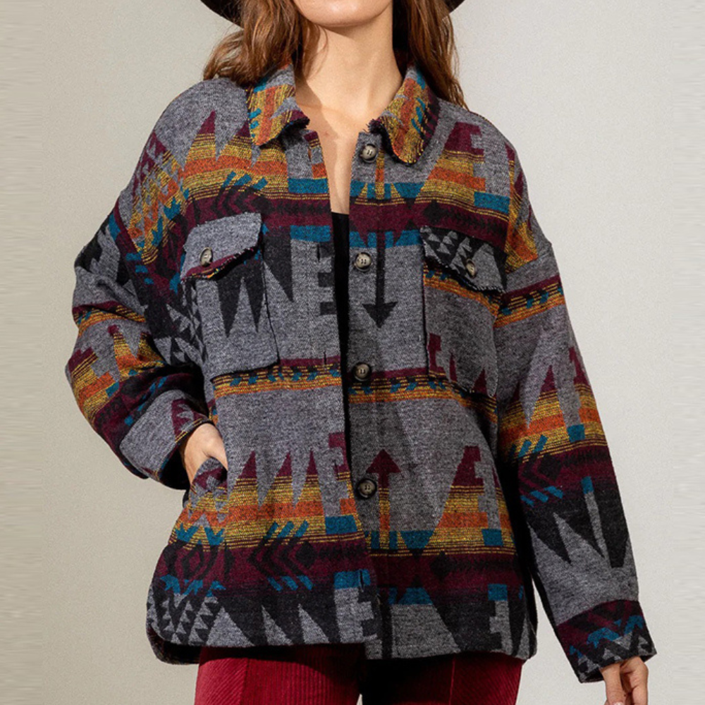 Stylische Herbstjacke Damen Modern Klassik
