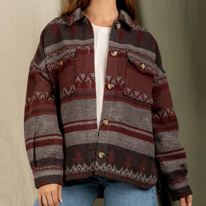 Stylische Herbstjacke Damen Modern Klassik