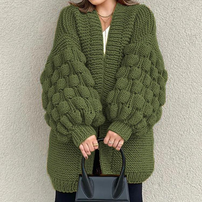 Stylische Winterjacke Damen Elegant Puff